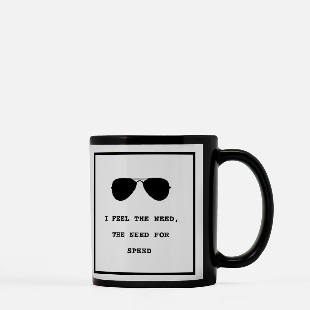 Top Gun Inspired Black 11oz Mug