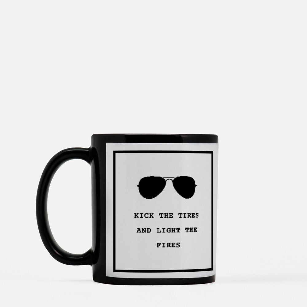 Top Gun Inspired Black 11oz Mug